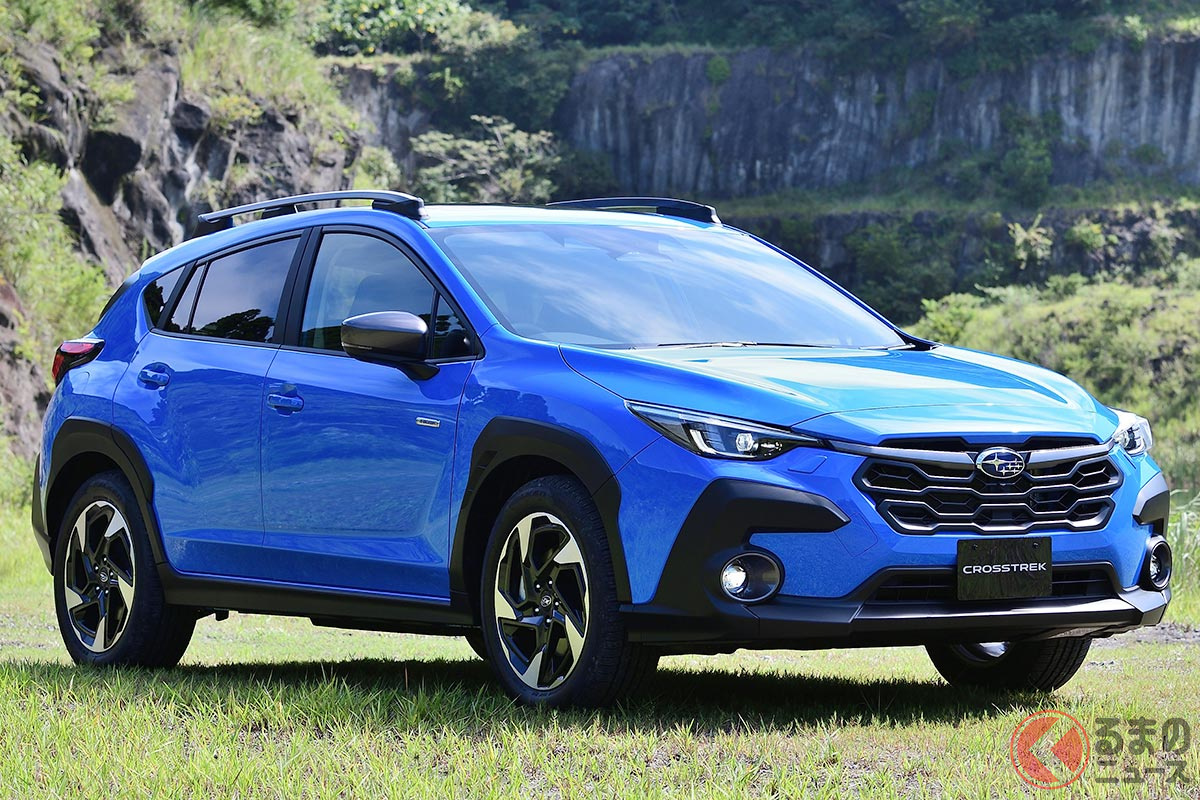 「XV」の後継車としてデビューするスバル新型「クロストレック」(日本仕様プロトタイプ)