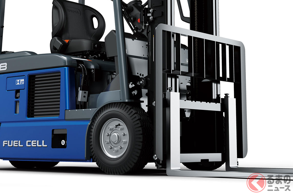 CO2ゼロ!トヨタ「MIRAI」と同じ燃料電池セルを使った超エコな新型「FCフォークリフト」
