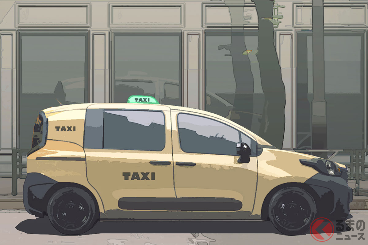 トヨタのデザイナーが描いた新型「シエンタ」タクシーキャブ仕様のイメージイラスト