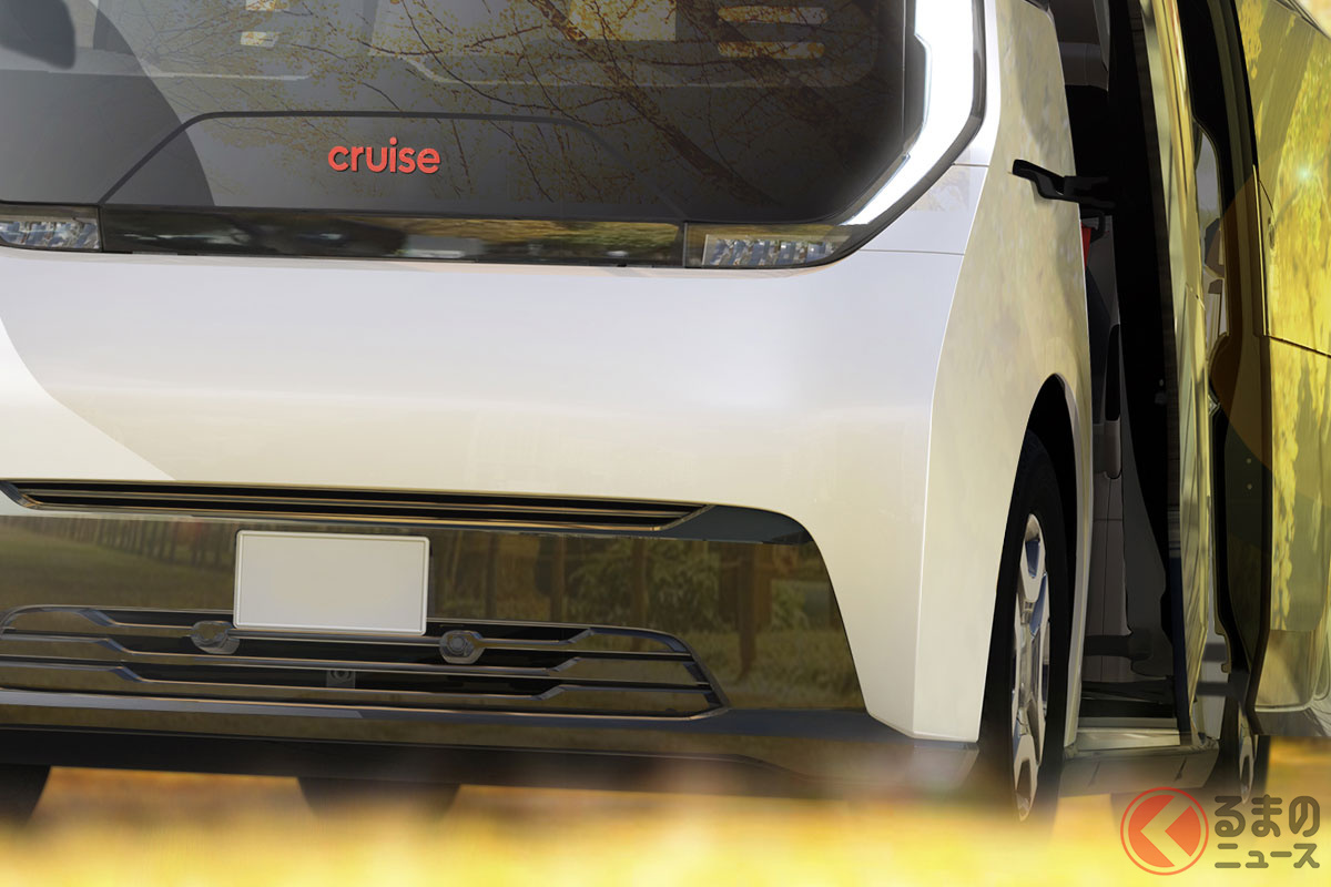 ステアリングも運転席もない自動運転専用車両「クルーズ・オリジン」