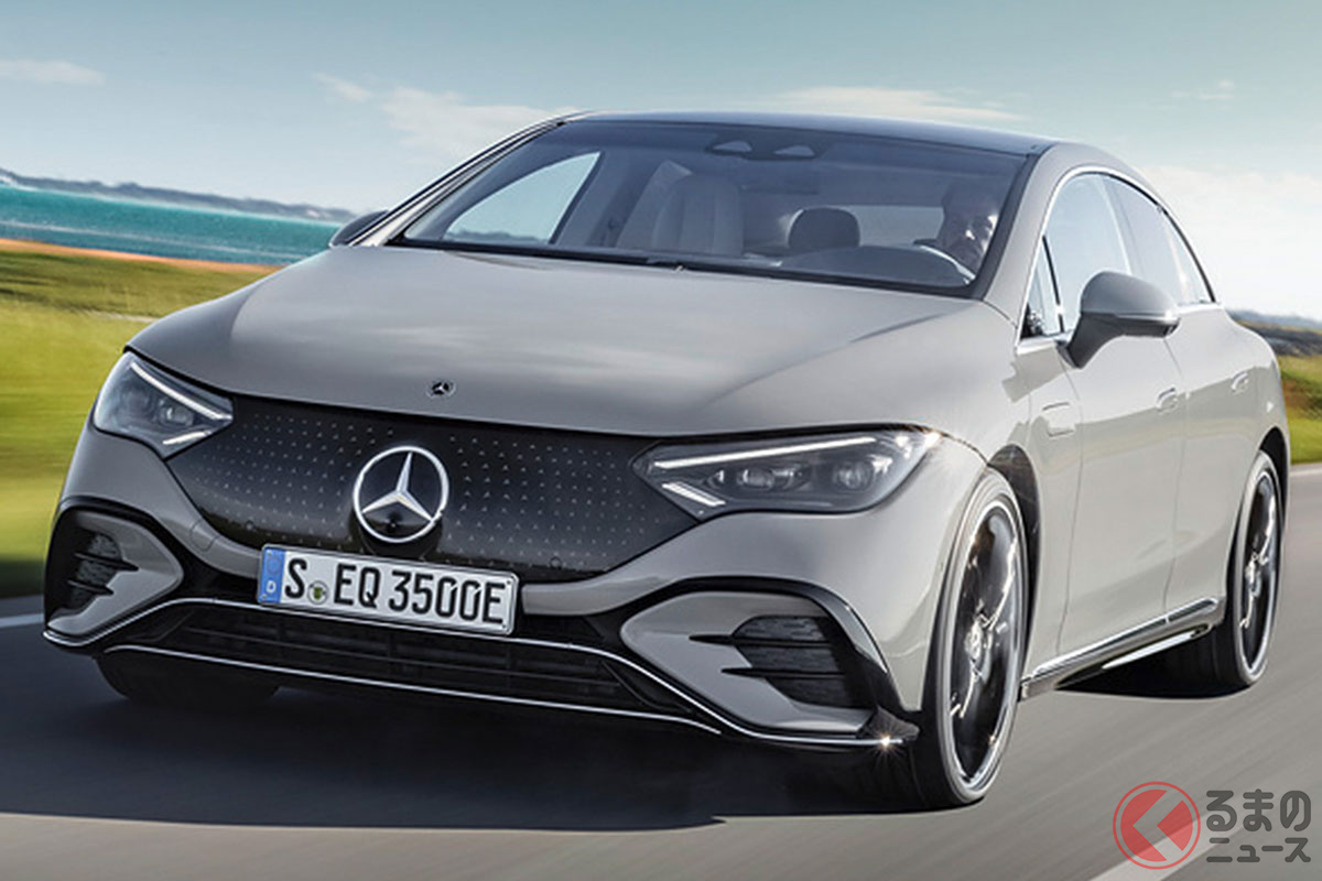 メルセデス・ベンツは2022年9月、100%BEV(電気自動車)の新型セダン「EQE」の受注受付を国内で開始している