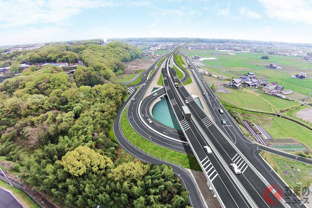 八幡三木ランプの完成イメージ(画像:兵庫県)