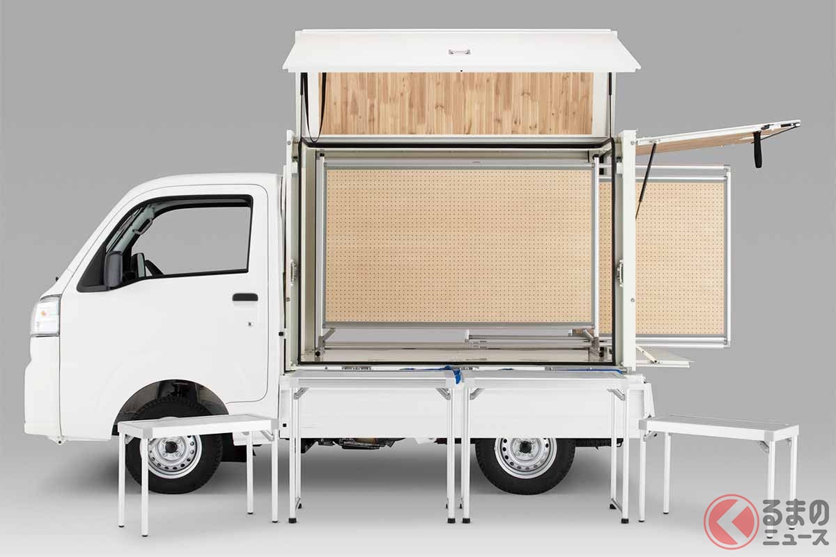 ダイハツの「Nibako」でレンタルできる軽トラと荷箱