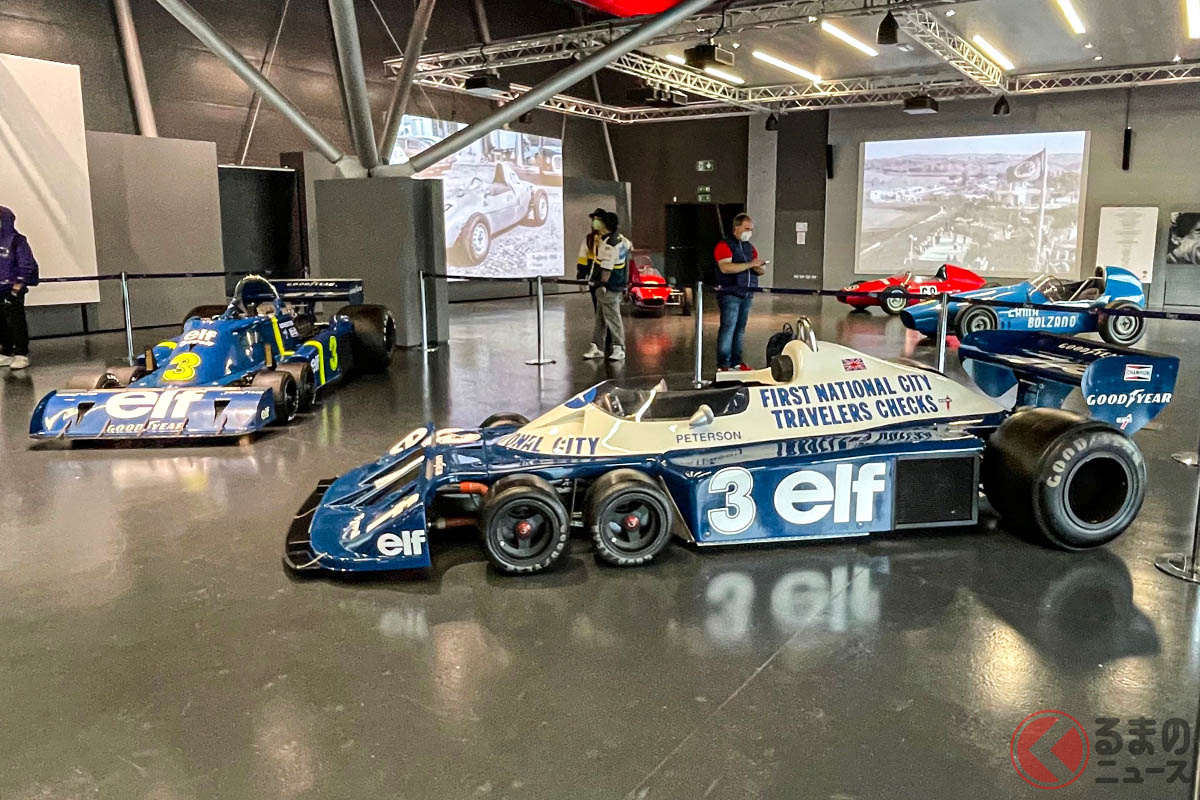 ティレル「P34/2」と「P34/5」の2台が展示された