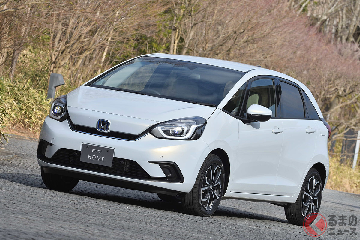バランスの良いハイブリッドシステムを採用するホンダ「フィット」