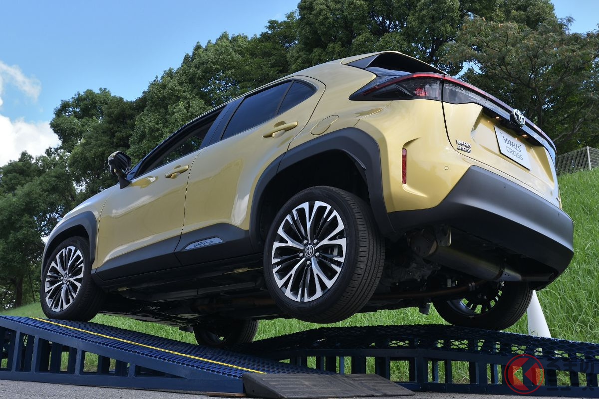 オフロード性能も自慢の「ヤリスクロス」