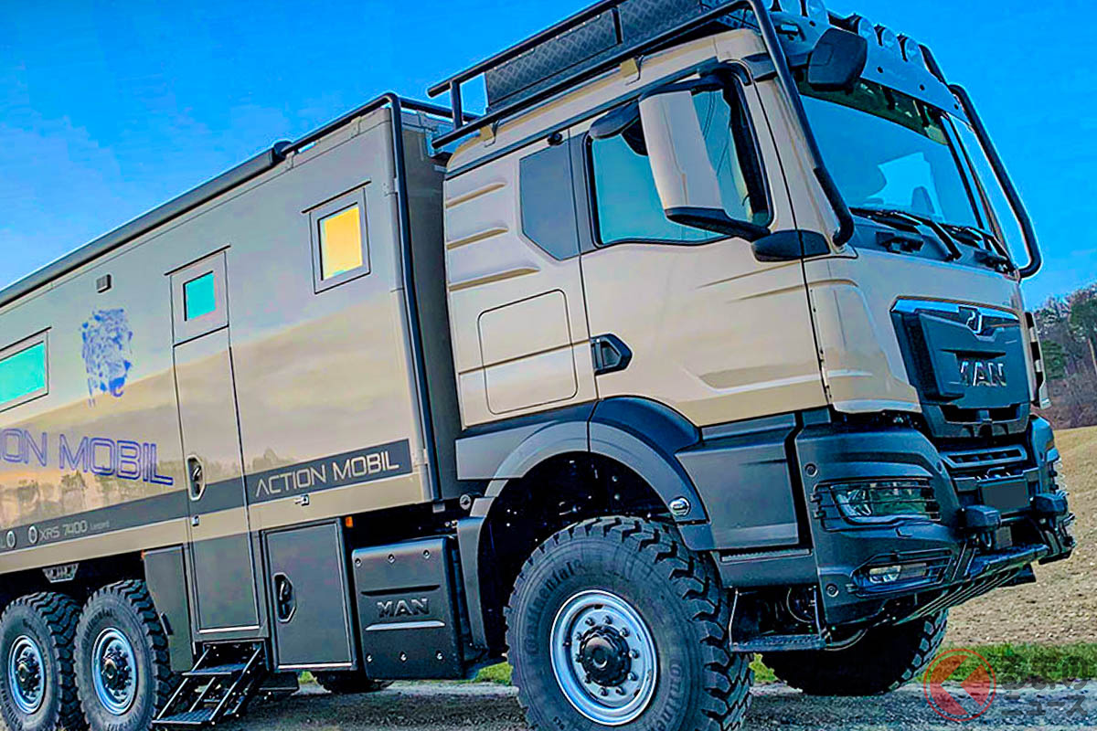 6輪駆動のキャンピングカーACTION MOBIL Company「GLOBAL XRS 7400」