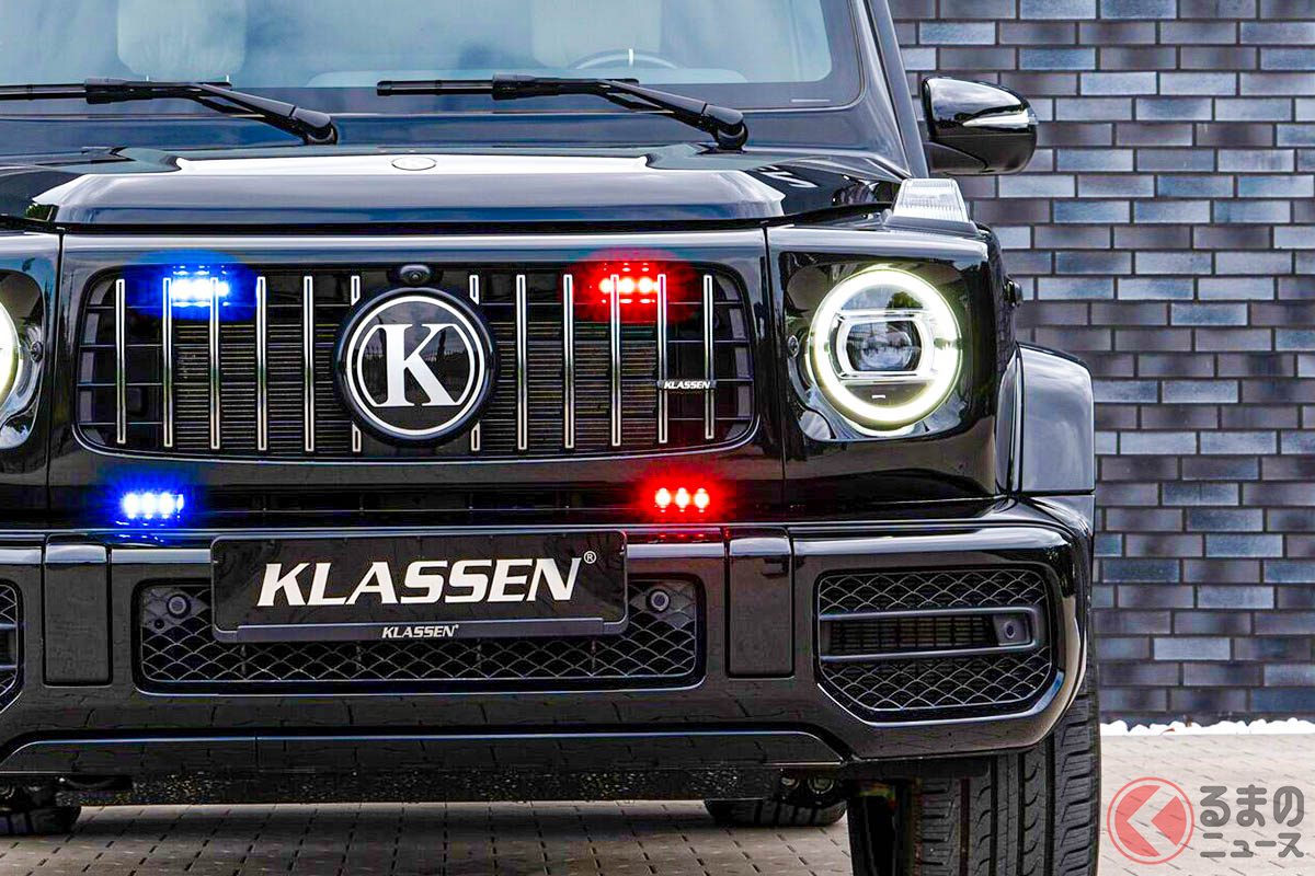 メルセデス・ベンツ「Gクラス」を豪華内装の装甲車仕様に仕立てたKLASSEN「バンカー MGR_1496」