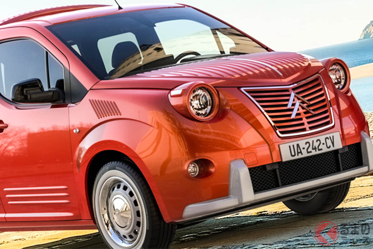 シトロエン「ベルランゴ」で「2CV フルゴネット」を再現した新型「FOURGONNETTE」