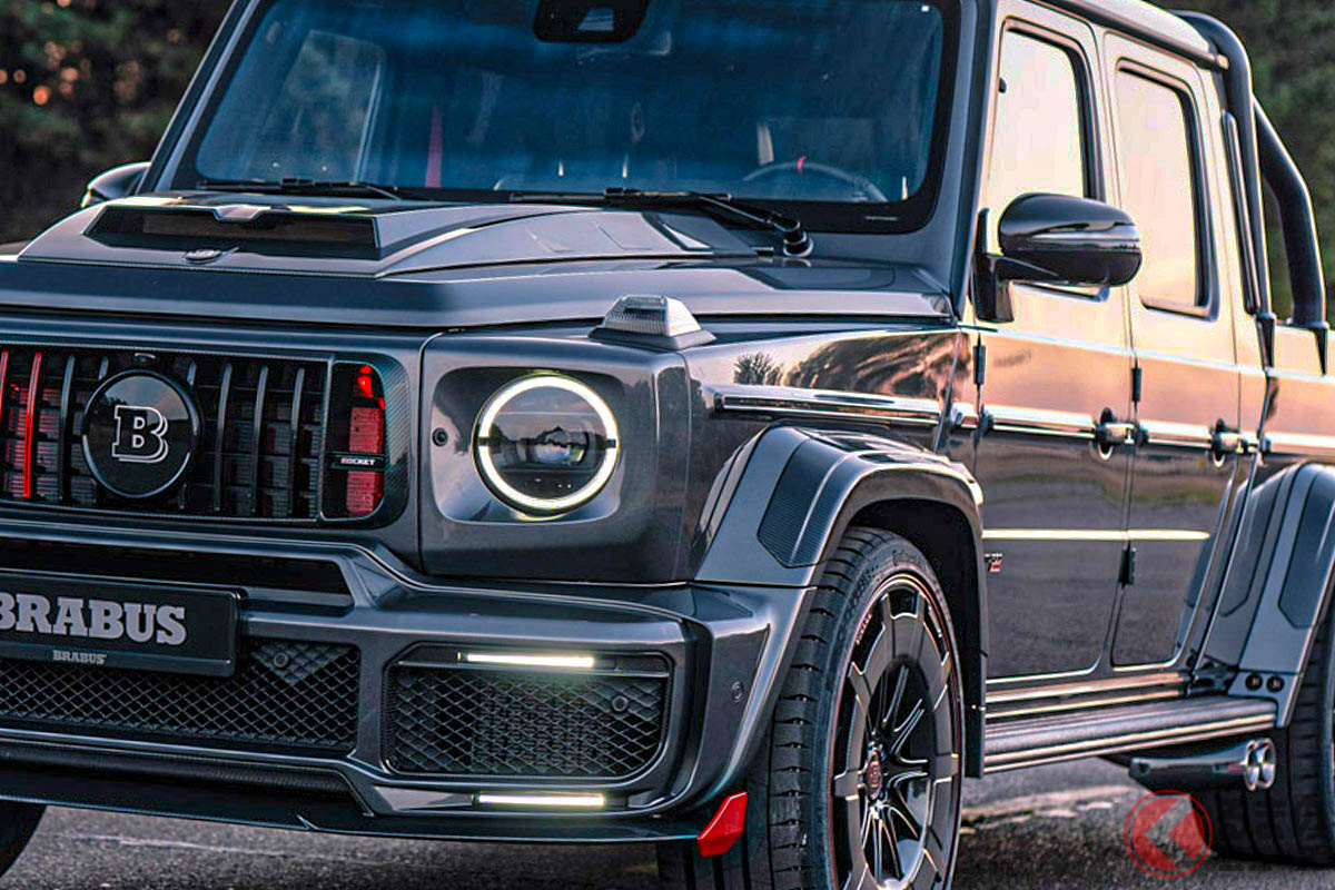 メルセデス・ベンツ「Gクラス」にピックアップ化などさまざまなカスタマイズを施したBRABUS「P 900 Rocket Edition "One of Ten"」