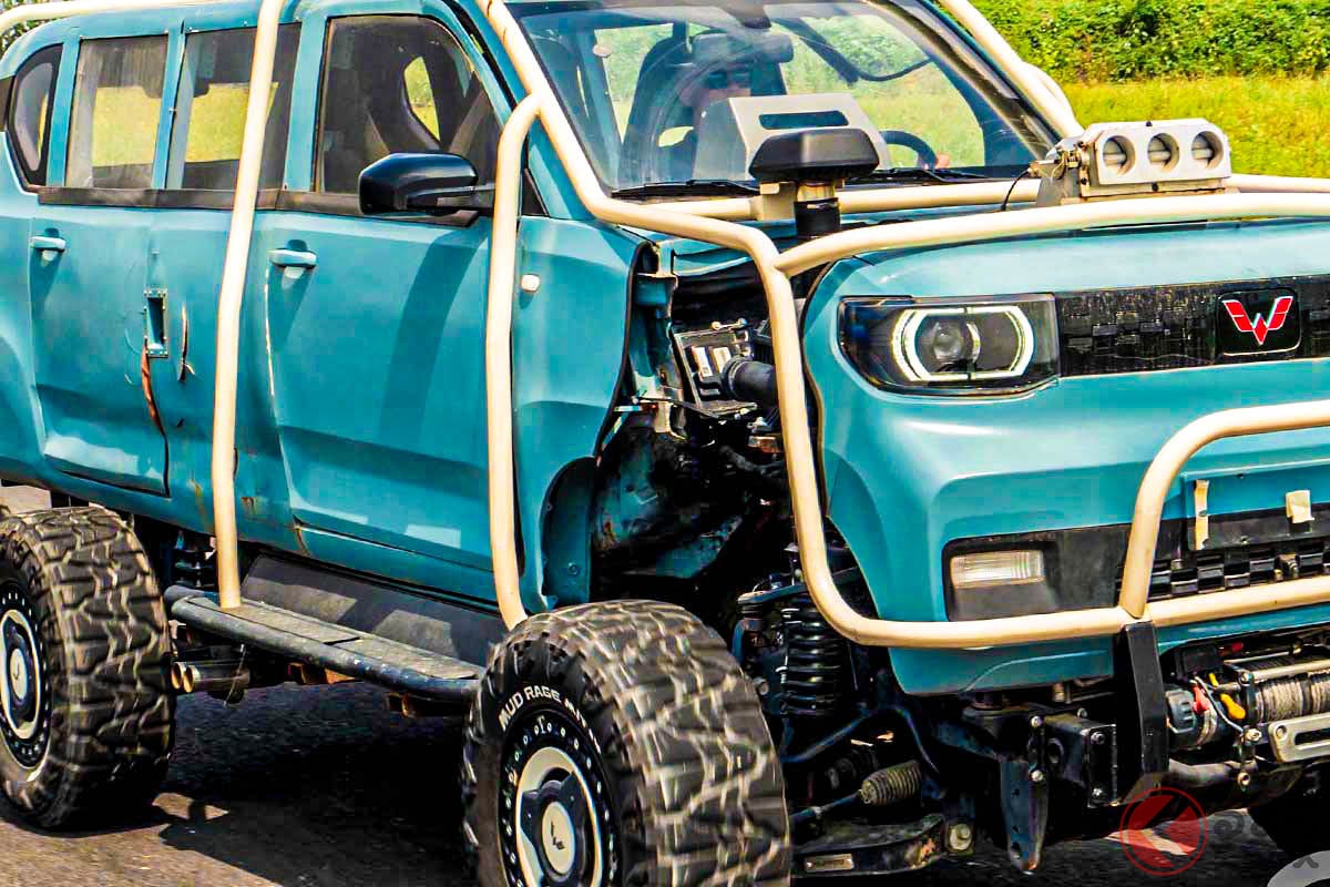 五菱「宏光MINI EV」を6輪化した「Big EV 6x6」(photo:Wheelsboy)