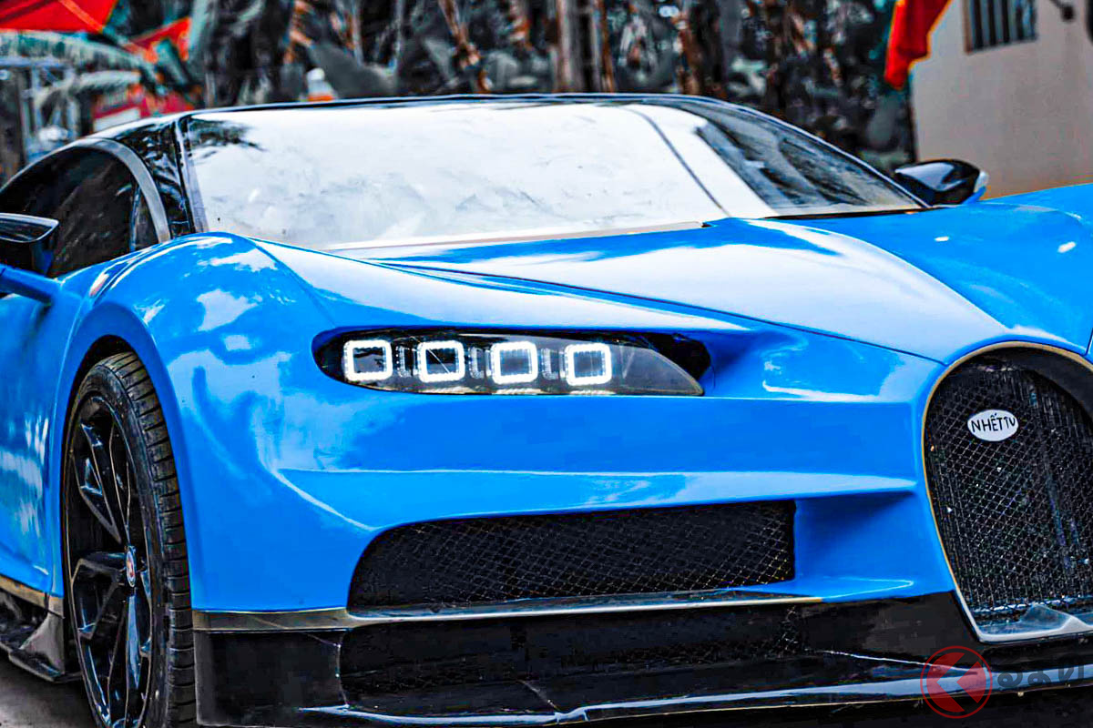 Vu Van Nam氏が1年をかけて作成した「DIY ブガッティ シロン」