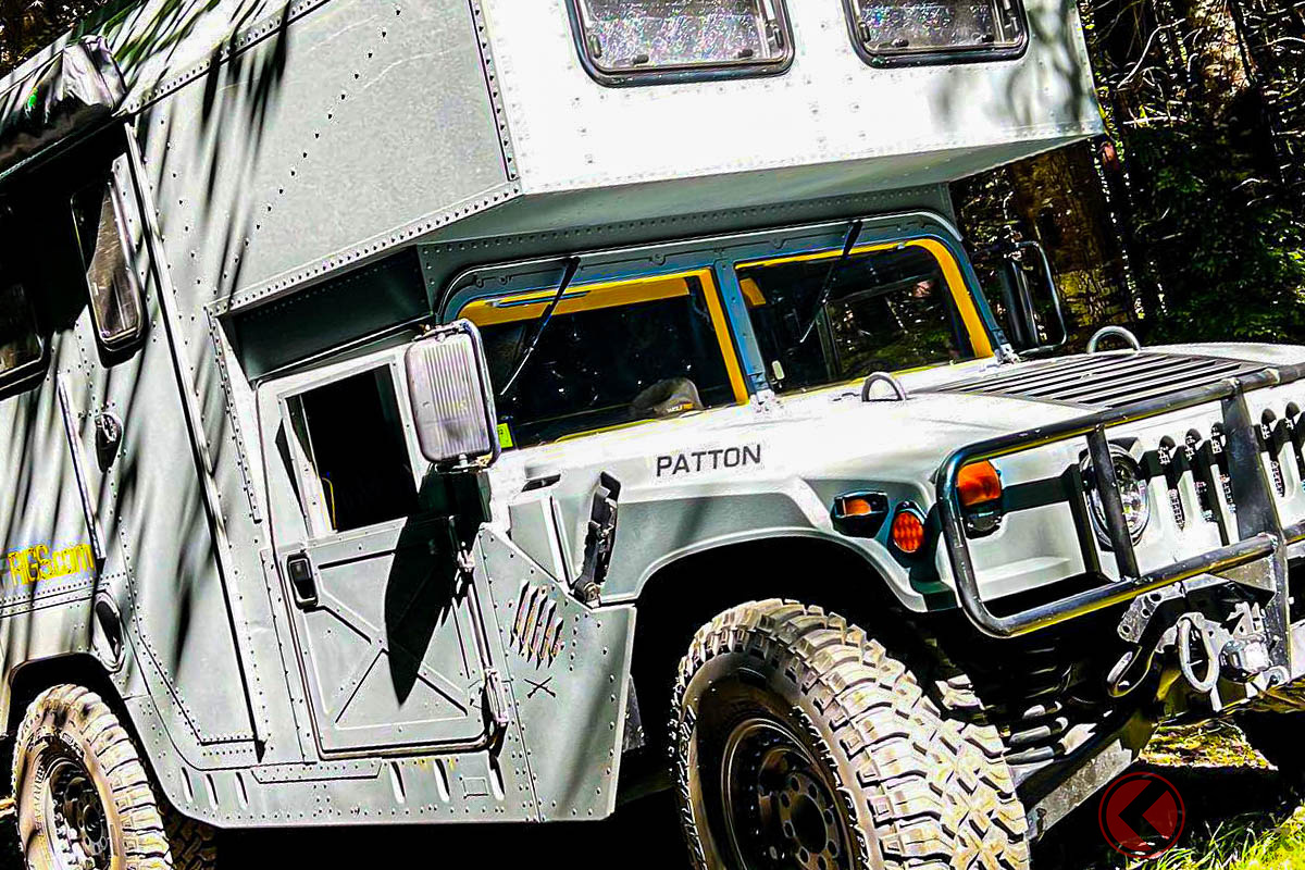 4000万円超 どこへでも行ける 走る城 誕生 本格オフローダー ハマー をオシャ内装のキャンピングカー化 アメ車キャンパー Patton とは くるまのニュース 4000万円超 どこへでも行ける 走る城 誕生 本格オフローダー ハマー をオシャ内装のキャンピングカー化 アメ車キャンパー Patton とは くるまのニュース