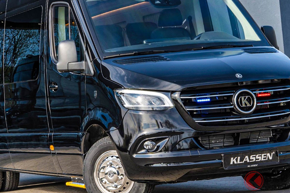 メルセデス・ベンツ「スプリンター」を装甲車化したKLASSEN「アーマードVIP スプリンター MSE 1466」