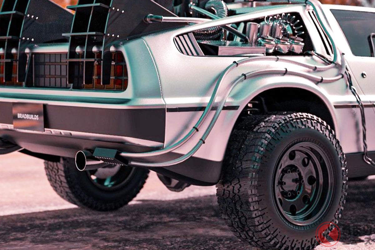 ついにデロリアンもSUV化? これはアリかもしれない!(photo:bradbuilds)