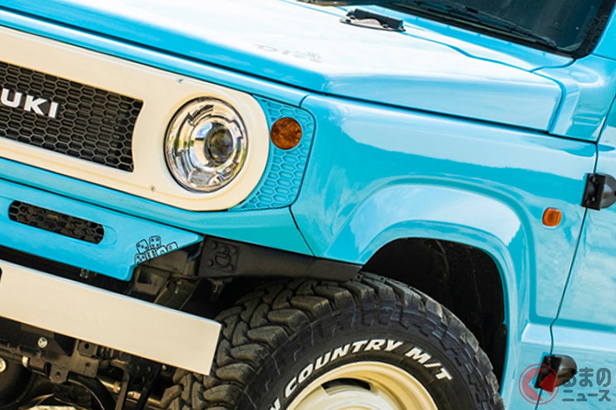 61年ぶりに ランクル40 復活 ランクル顔 ジムニー が激シブ 40系顔 をカスタムに採用したワケ くるまのニュース 61年ぶりに ランクル40 復活 ランクル顔 ジムニー が激シブ 40系顔 をカスタムに採用したワケ くるまのニュース