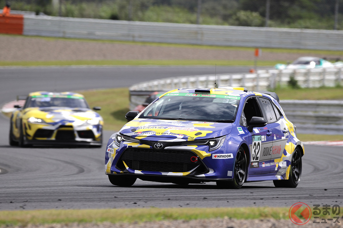 鈴鹿大会でも進化していた水素エンジンを搭載する「カローラ」