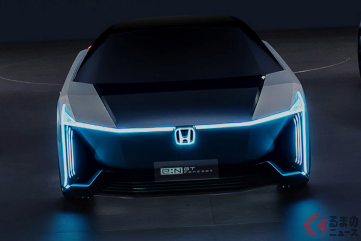 ホンダが新型 スポーツカー をお披露目 斬新デザインの Gt Concept 完全evで目指すホンダのビジョンとは くるまのニュース