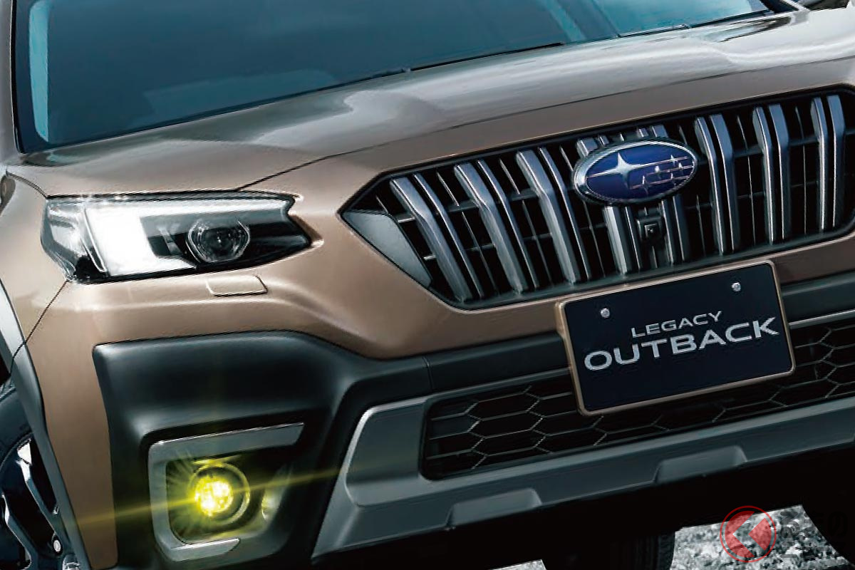 ワイルド感増したスバル新型「レガシィアウトバック」(純正アクセサリー装着)