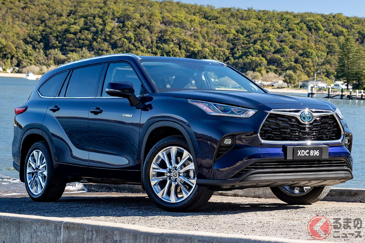 トヨタの3列シートSUV「クルーガー」(オーストラリア仕様)