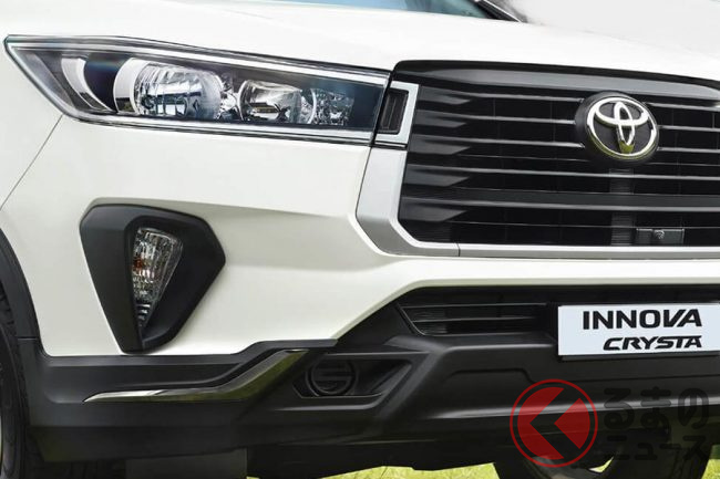 トヨタの3列ミニバン イノーバクリスタ に限定車登場 煌めく16色ライトやハイテク装備満載して印で発売 くるまのニュース トヨタの3列ミニバン イノーバクリスタ に限定車登場 煌めく16色ライトやハイテク装備満載して印で発売 くるまのニュース