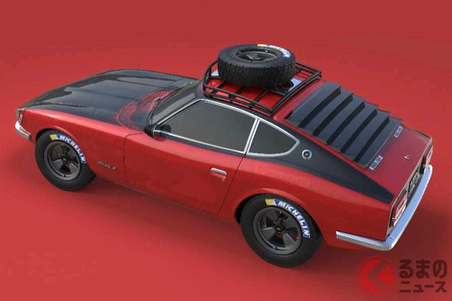 サファリラリーをイメージしてレストアされた「ダットサン240Z」(DocZ)