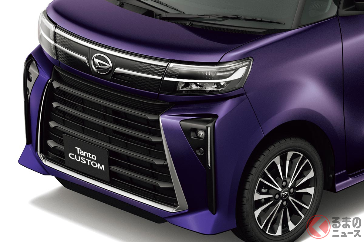 マイチェンで迫力ましたダイハツ新型「タントカスタム」