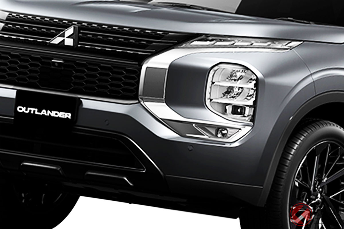 「ダーク」な外観をまとまった「アウトランダーPHEV ブラックエディション」