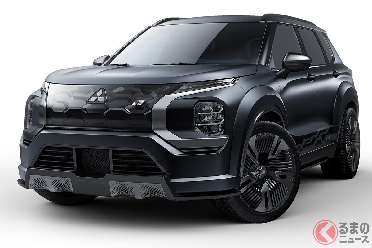 2022年1月に開催された「東京オートサロン2022」に三菱が出展したコンセプトカー「VISION RALLIART CONCEPT(ヴィジョン ラリーアート コンセプト)」