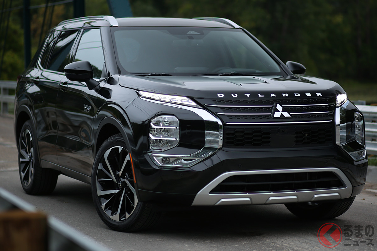 One year behind Japan... Mitsubishi's new "Outlander PHEV" to be