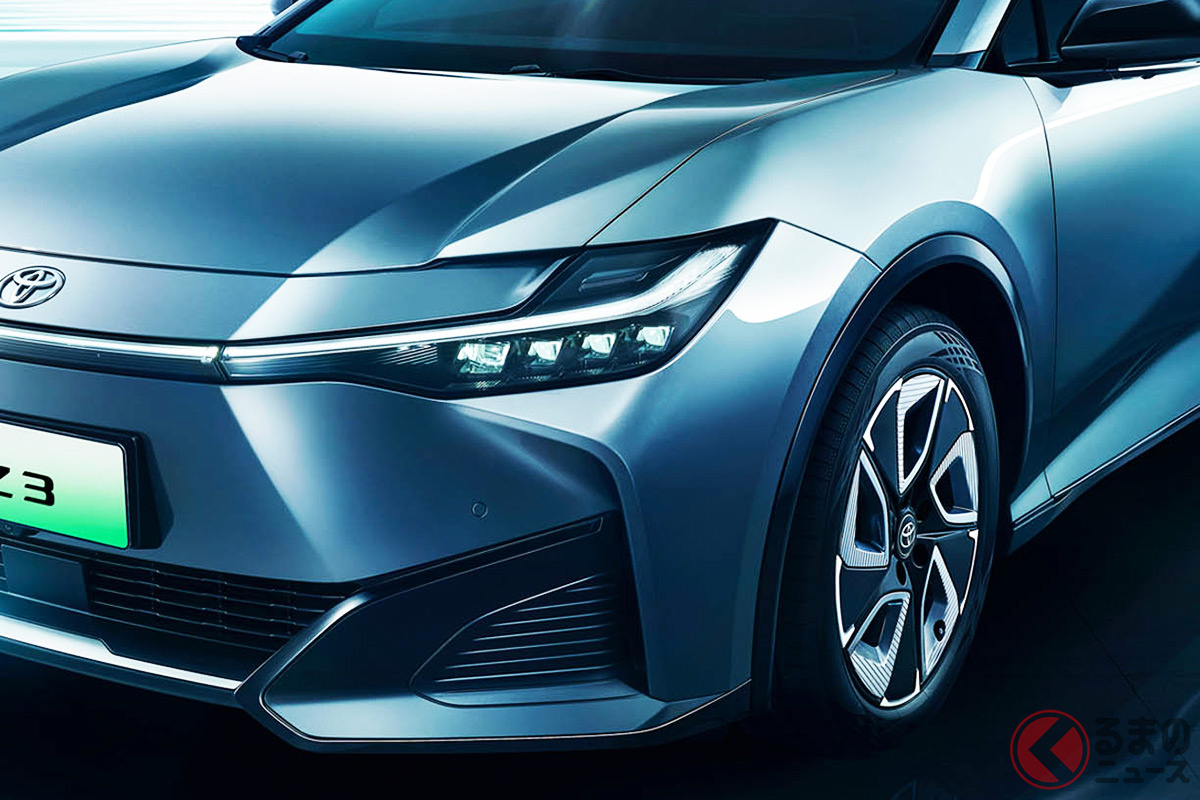 中国で発表されたトヨタ新型「bZ3」