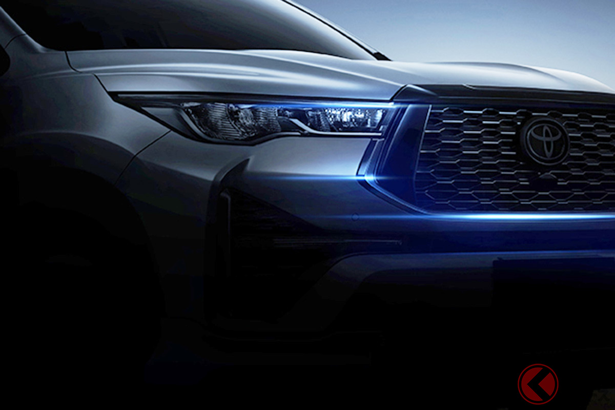 トヨタのインドネシア法人が公開した新型車のティザー画像