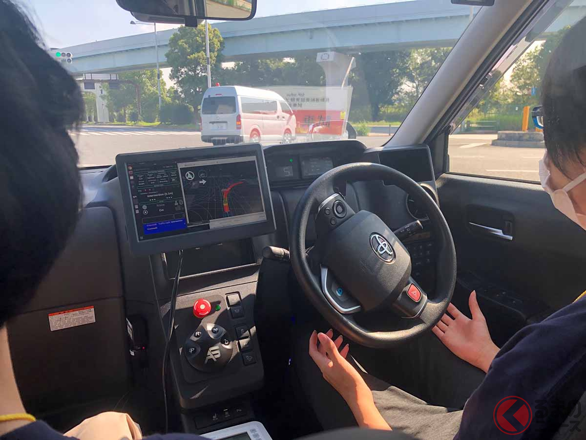 SIP-adus試乗会の様子