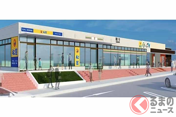 鞍手PAの新店舗外観イメージ(画像:NEXCO西日本)