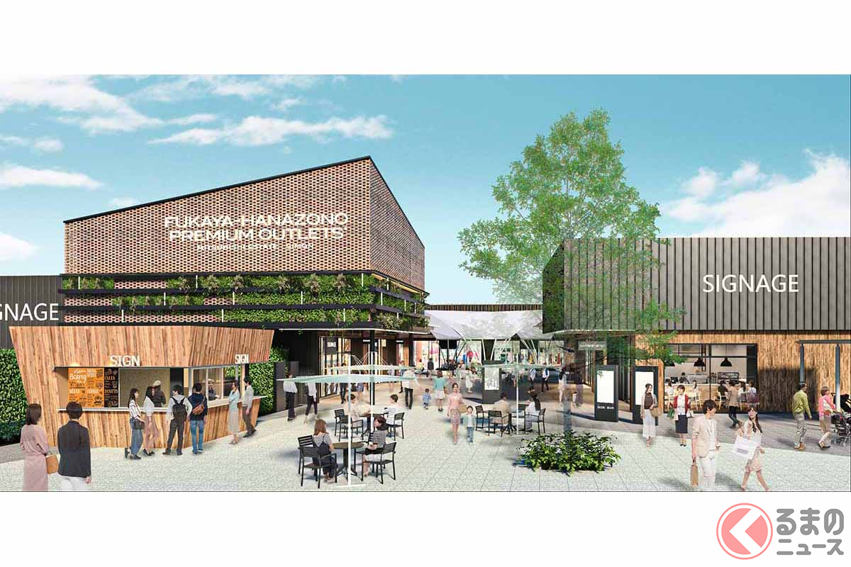 ふかや花園プレミアム・アウトレットのイメージ(画像:三菱地所・サイモン)