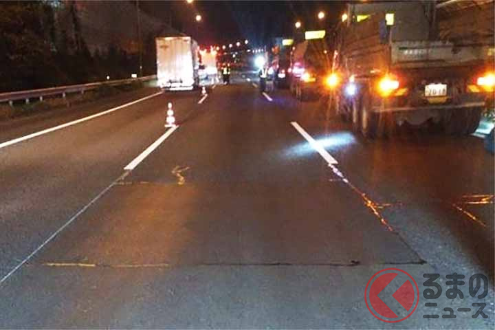 今回の工事では傷んだ舗装の補修もおこなわれる(画像:NEXCO中日本)