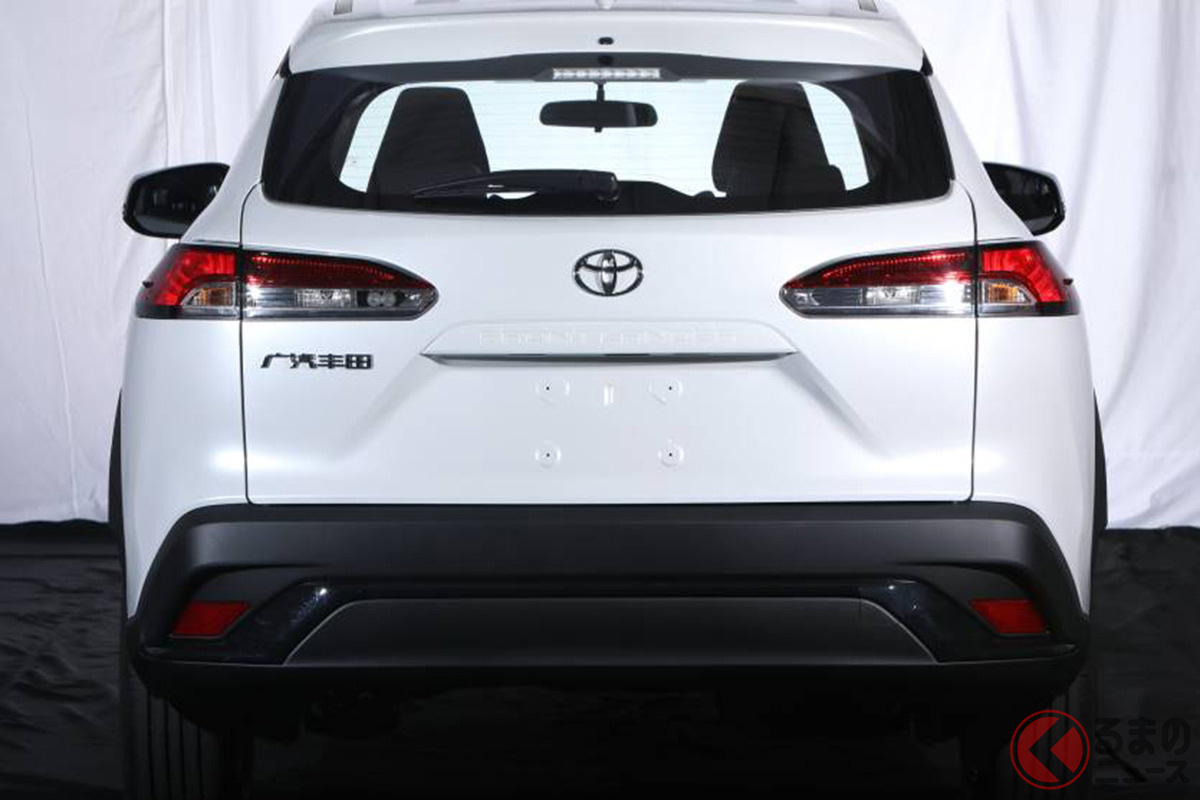 広汽トヨタ「フロントランダー」のリアビュー(出典:中華人民共和国工業情報化部)