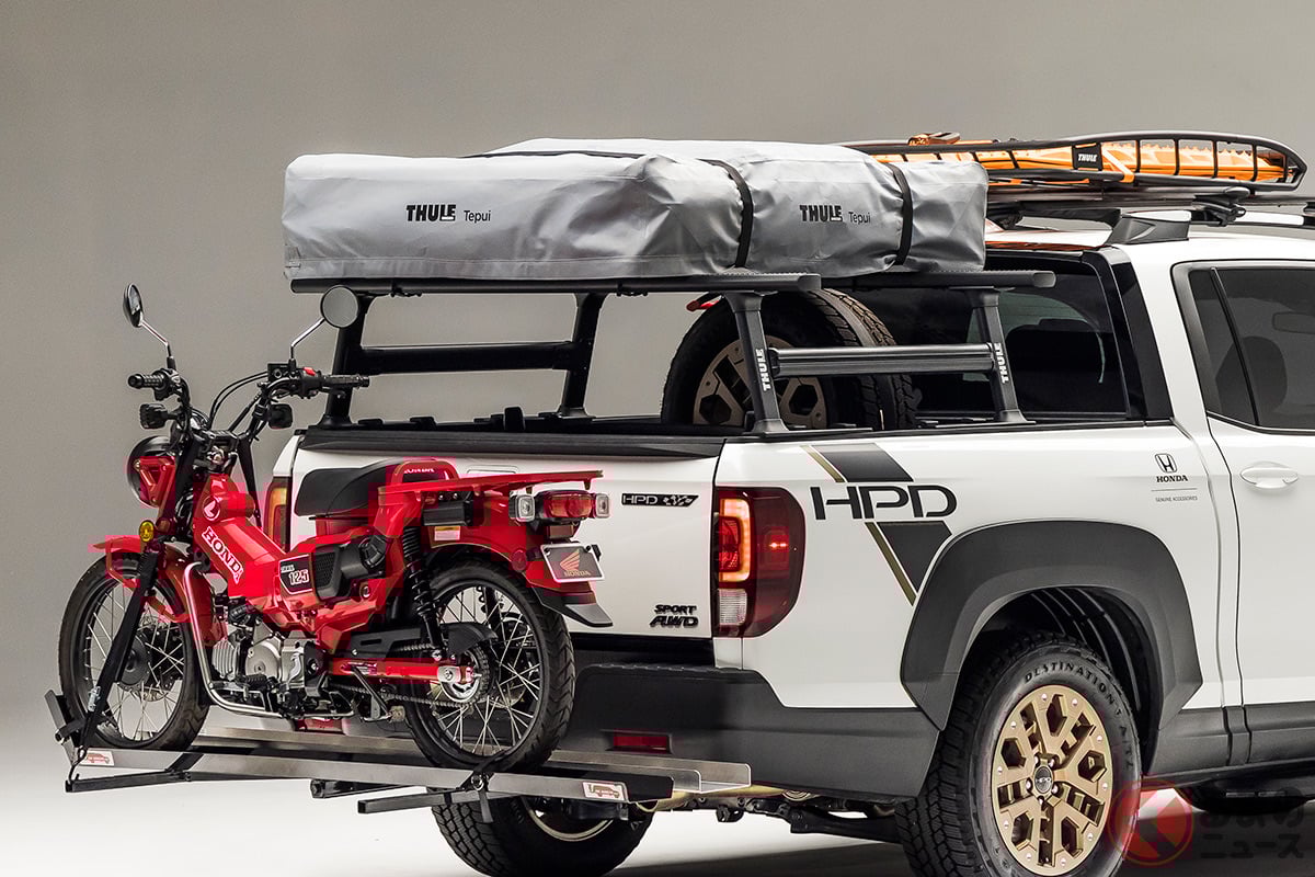 ホンダが どこでもキャンプ を提案 最強アウトドア仕様 リッジライン をお披露目へ くるまのニュース ホンダが どこでもキャンプ を提案 最強アウトドア仕様 リッジライン をお披露目へ くるまのニュース