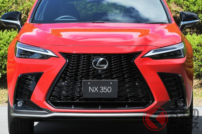 世界初公開されたレクサス新型suv Nx 公道初走行 ターボ車からphevまで クルマのデパート状態 気になる部分はナニ くるまのニュース 3