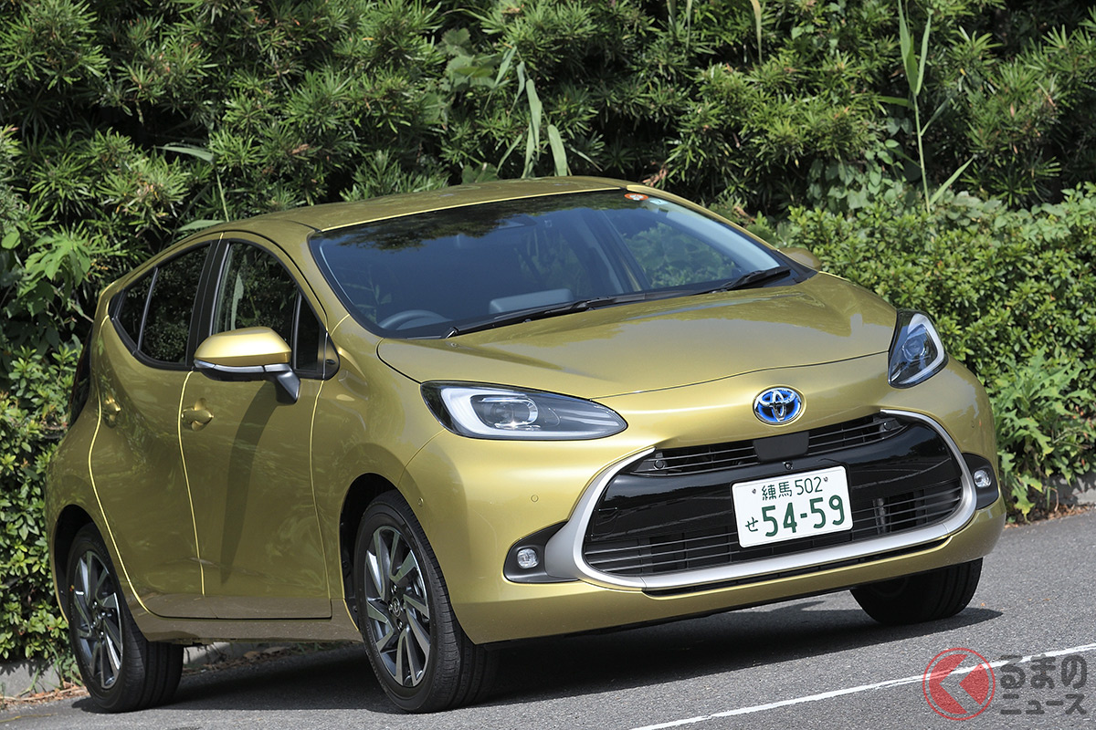 先代よりも質感が上がった? 2021年7月に発売されたトヨタ「アクア」