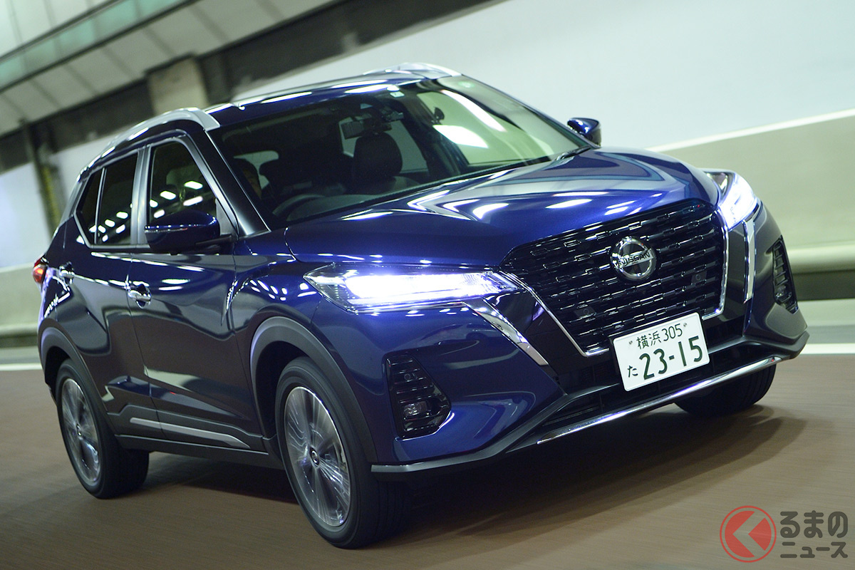 国産コンパクトSUVのなかでは珍しいハイブリッド専用車となる日産「キックス」