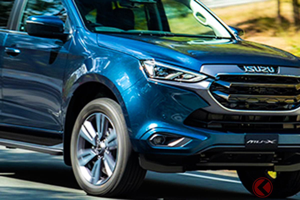 豪で公開されたいすゞ2023年型「MU-X」