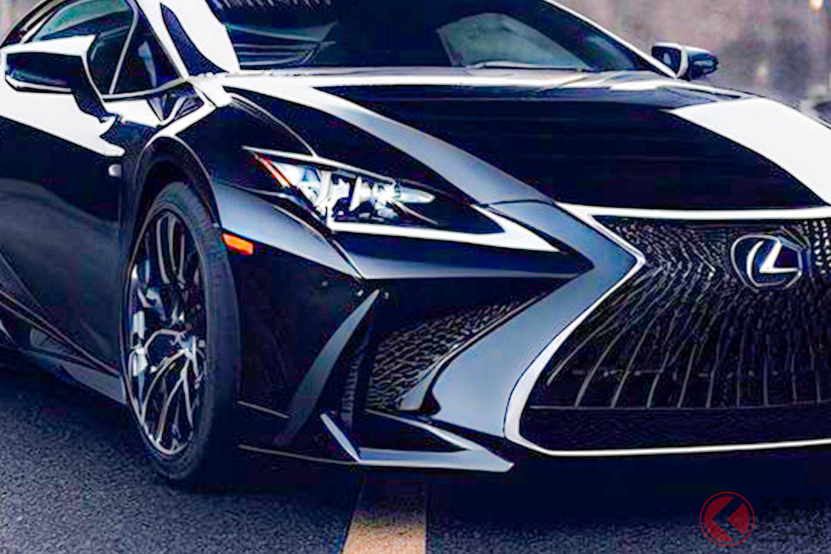 画像生成AIが作成したレクサスのスーパーカー(Photo:automotive.ai)