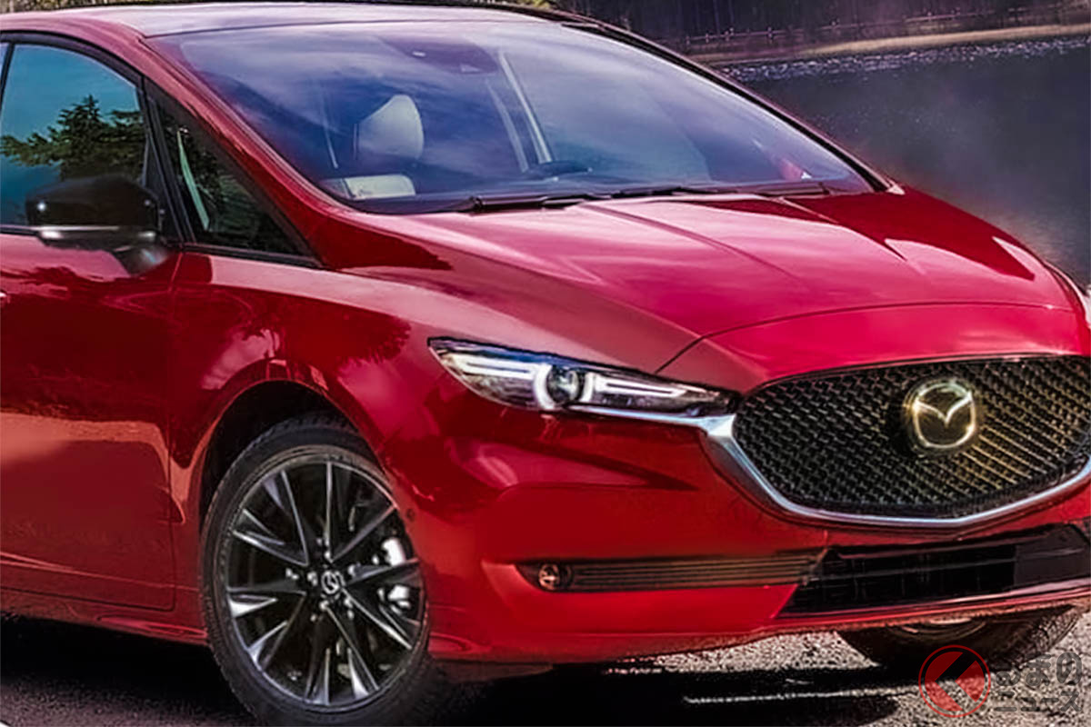 マツダ次期型「プレマシー」の予測レンダリング(photo:Andras Veres)