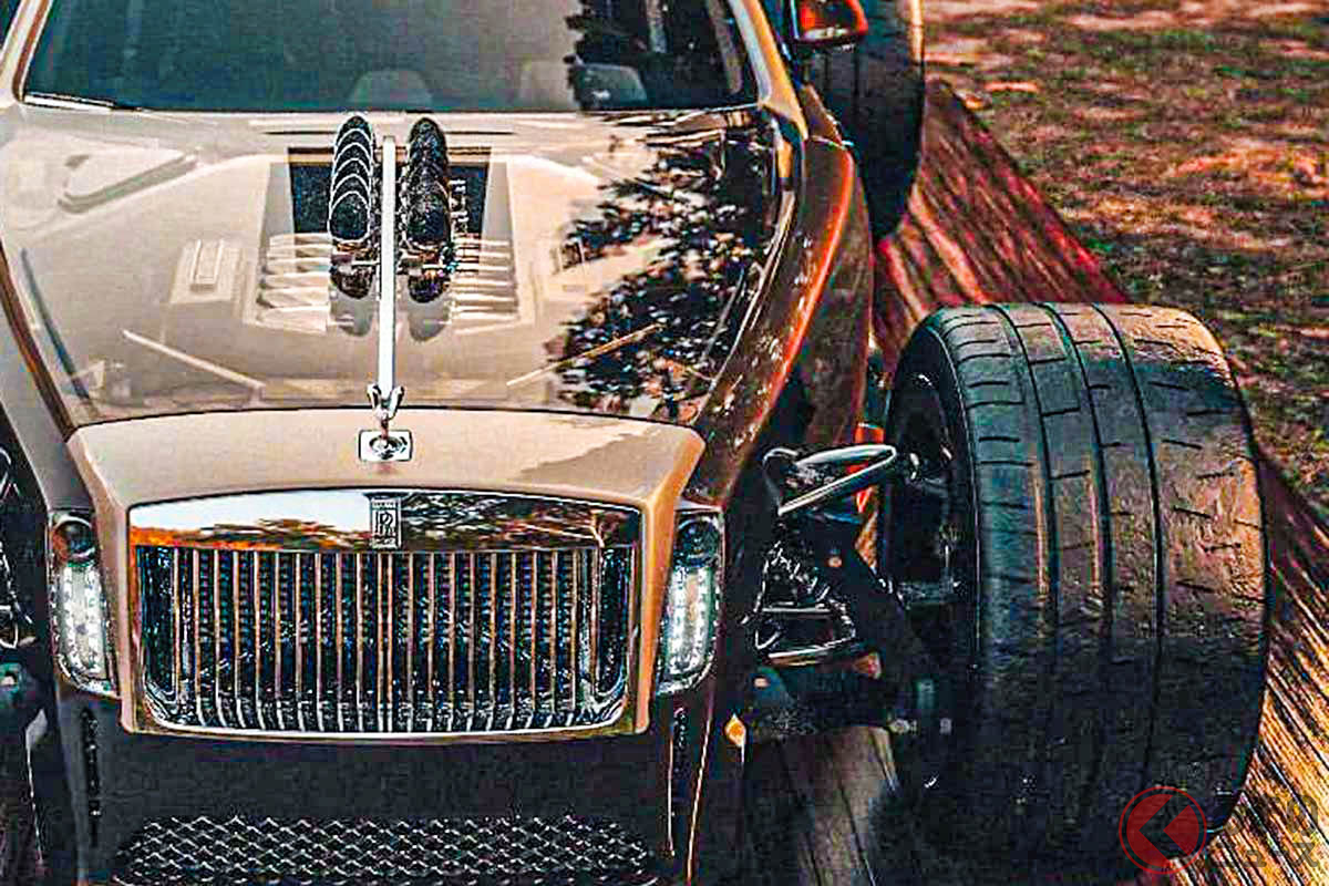 ロールスロイス「レイス」のホットロッド仕様レンダリング(photo:Timothy Adry Emmanuel)