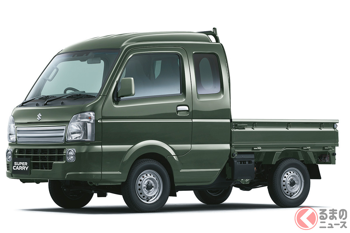 定義によってはピックアップトラックといえる軽トラック(画像はスズキ「スーパーキャリイ」)
