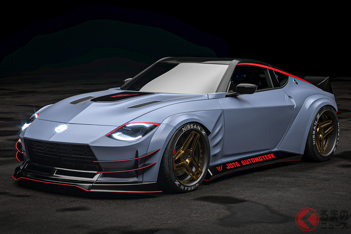 スポーティ感がスゴい 新型フェアレディzに ダックテール 黄金ホイール 採用のレンダリングがカッコイイ くるまのニュース