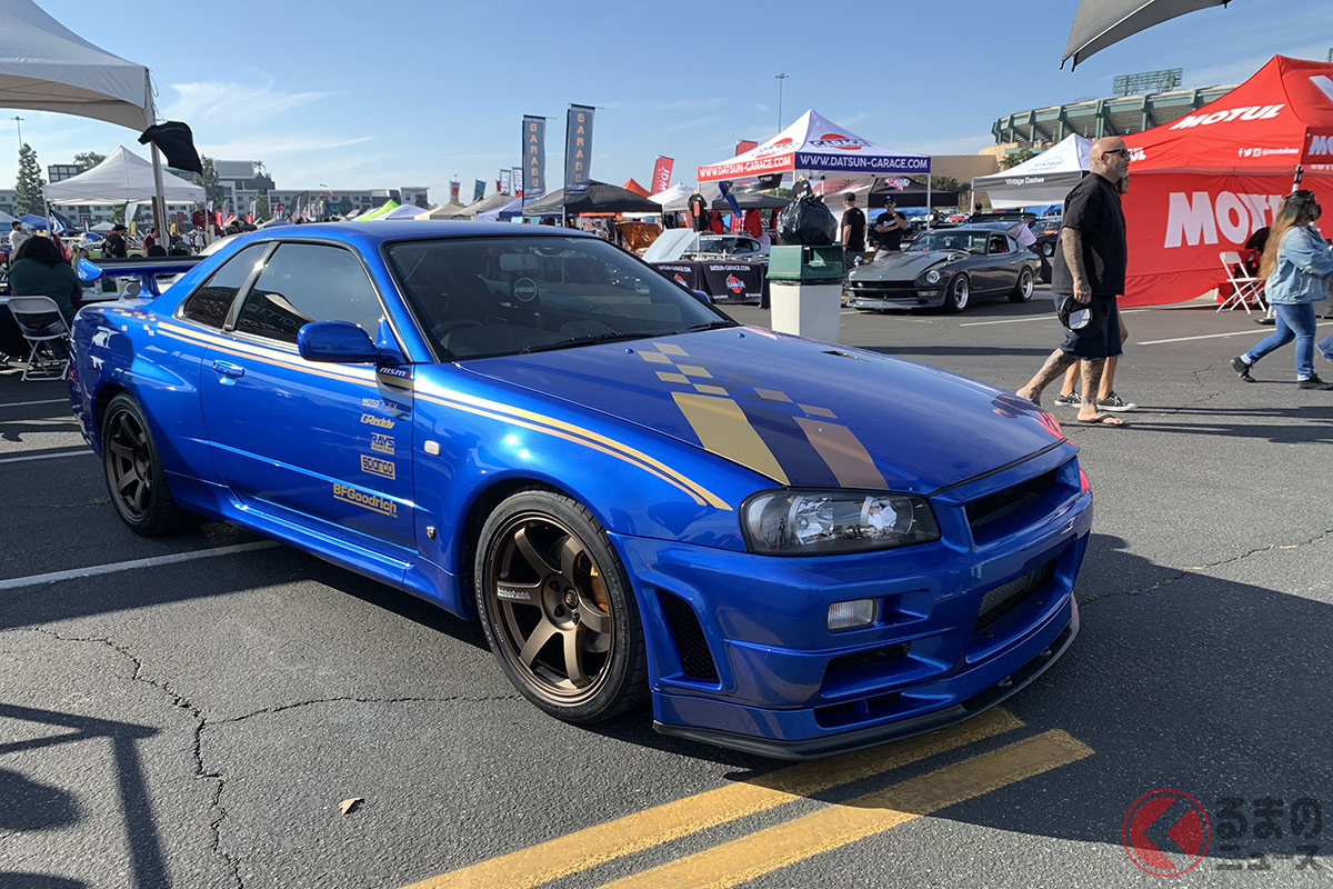 25年ルール解禁前の日産「スカイラインGT-R(通称R34)」