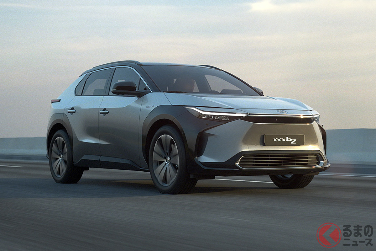 トヨタが展開するEVブランド「bZシリーズ」となる「bZ4X」 今後は「燃費競争」から「電動化競争」に曲面が変わっている