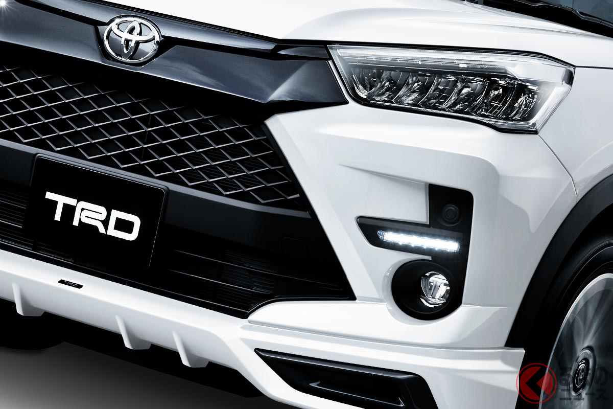 TRDエアロ装着でアグレッシブになったトヨタ新型「ライズ」
